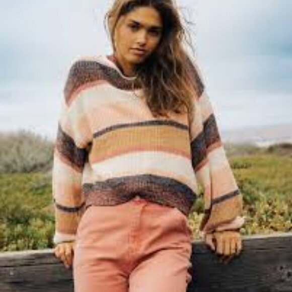 BILLABONG Light Wave Striped Womens Sweater - Picture 2 of 7